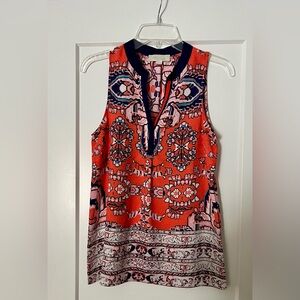 Sleeveless Boho Patterned Top
